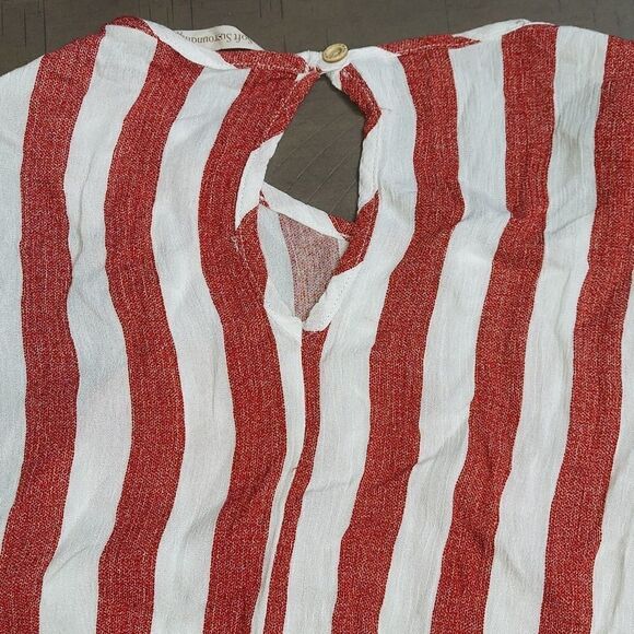 Soft Surroundings Cabana Striped Tunic Tank Sz S - Picture 4 of 9